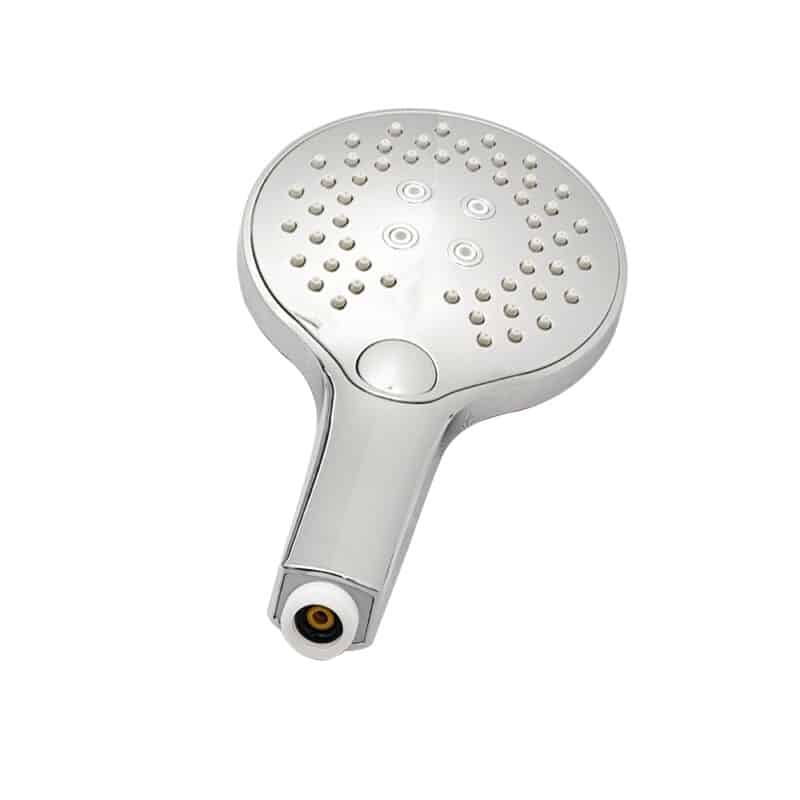 AQUADOM ZEN Three Function Thermostatic Exposed Shower Set with Round 10"x1/5" Rain Shower Head and 3 Functions Hand Shower and Tap Spout in Chrome