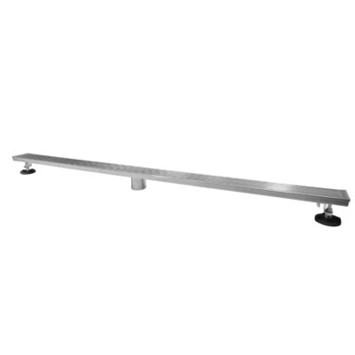 AQUADOM OCEANIC 47" Linear Shower Drain Grid Cover, with hair strainer, Marine-Grade 316 stainless steel in Satin