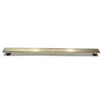 AQUADOM OCEANIC  36" Linear Shower Drain Tile-In, with hair strainer, Marine-Grade 316 stainless steel in Brushed Gold (Copy)