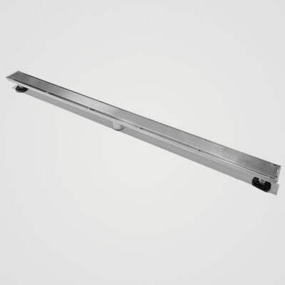 AQUADOM OCEANIC 47" Linear Shower Drain Tile-In, with hair strainer, Marine-Grade 316 stainless steel in Satin