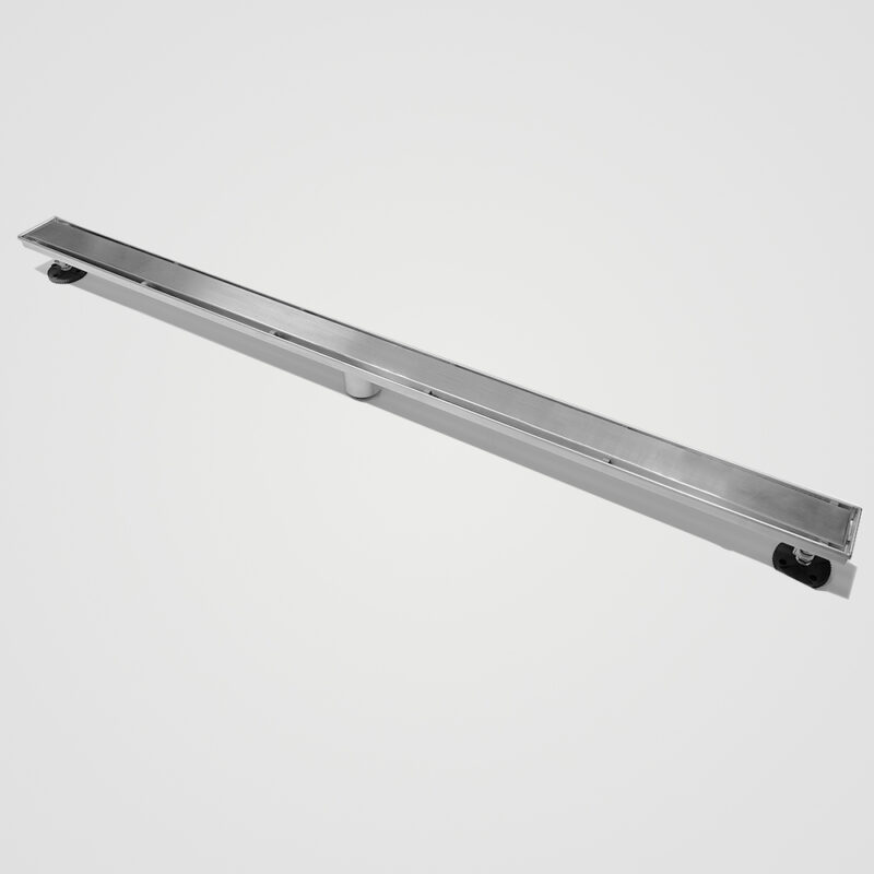 AQUADOM OCEANIC 47" Linear Shower Drain Tile-In, with hair strainer, Marine-Grade 316 stainless steel in Satin