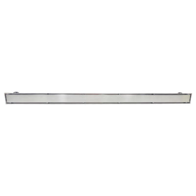 AQUADOM OCEANIC 47" Linear Shower Drain Tile-In, with hair strainer, Marine-Grade 316 stainless steel in Satin