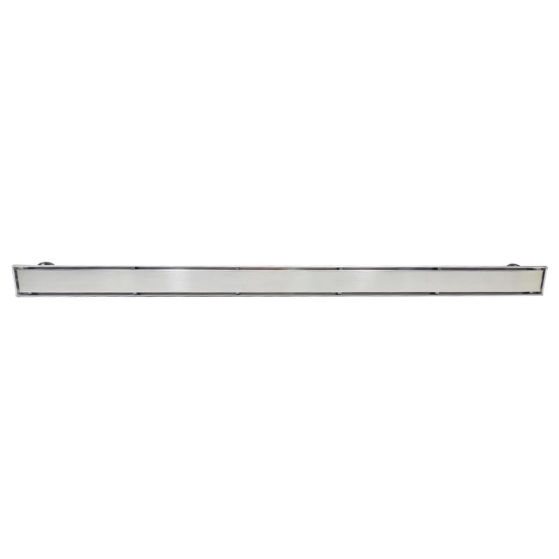 AQUADOM OCEANIC 47" Linear Shower Drain Tile-In, with hair strainer, Marine-Grade 316 stainless steel in Satin AQUADOM OCEANIC 47" Linear Shower Drain Tile-In, with hair strainer, Marine-Grade 316 stainless steel in Satin