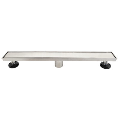 AQUADOM OCEANIC  36" Linear Shower Drain Tile-In, with hair strainer, Marine-Grade 316 stainless steel in Satin