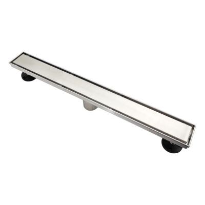 AQUADOM OCEANIC  36" Linear Shower Drain Tile-In, with hair strainer, Marine-Grade 316 stainless steel in Brushed Gold (Copy)