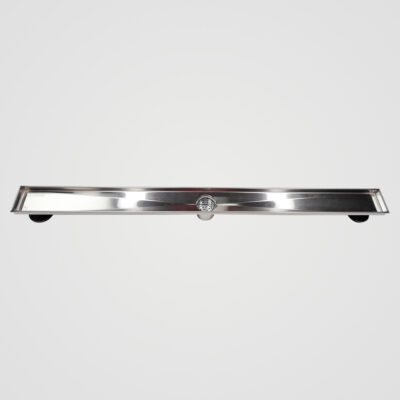 AQUADOM OCEANIC 36″ Linear Shower Drain Grid Cover, with hair strainer, Marine-Grade 316 stainless steel in Satin