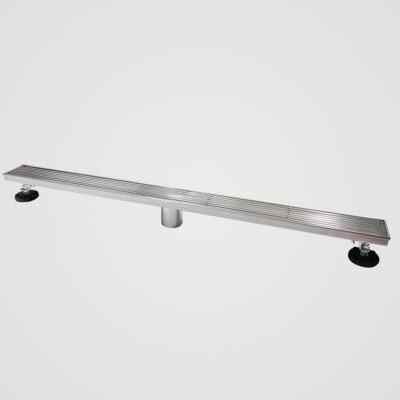 AQUADOM OCEANIC 36" Linear Shower Drain Grid Cover, with hair strainer, Marine-Grade 316 stainless steel in Satin