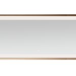  AQUADOM Madison 72"x36"x2.28" LED Lighted Framed Mirror for Bathrooms with Defogger, Dimmer, Touch Control, 3 Color Lighting in Brushed Gold