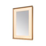  AQUADOM Madison 30"x36"x2.28" LED Lighted Framed Mirror for Bathrooms with Defogger, Dimmer, Touch Control, 3 Color Lighting in Brushed Gold