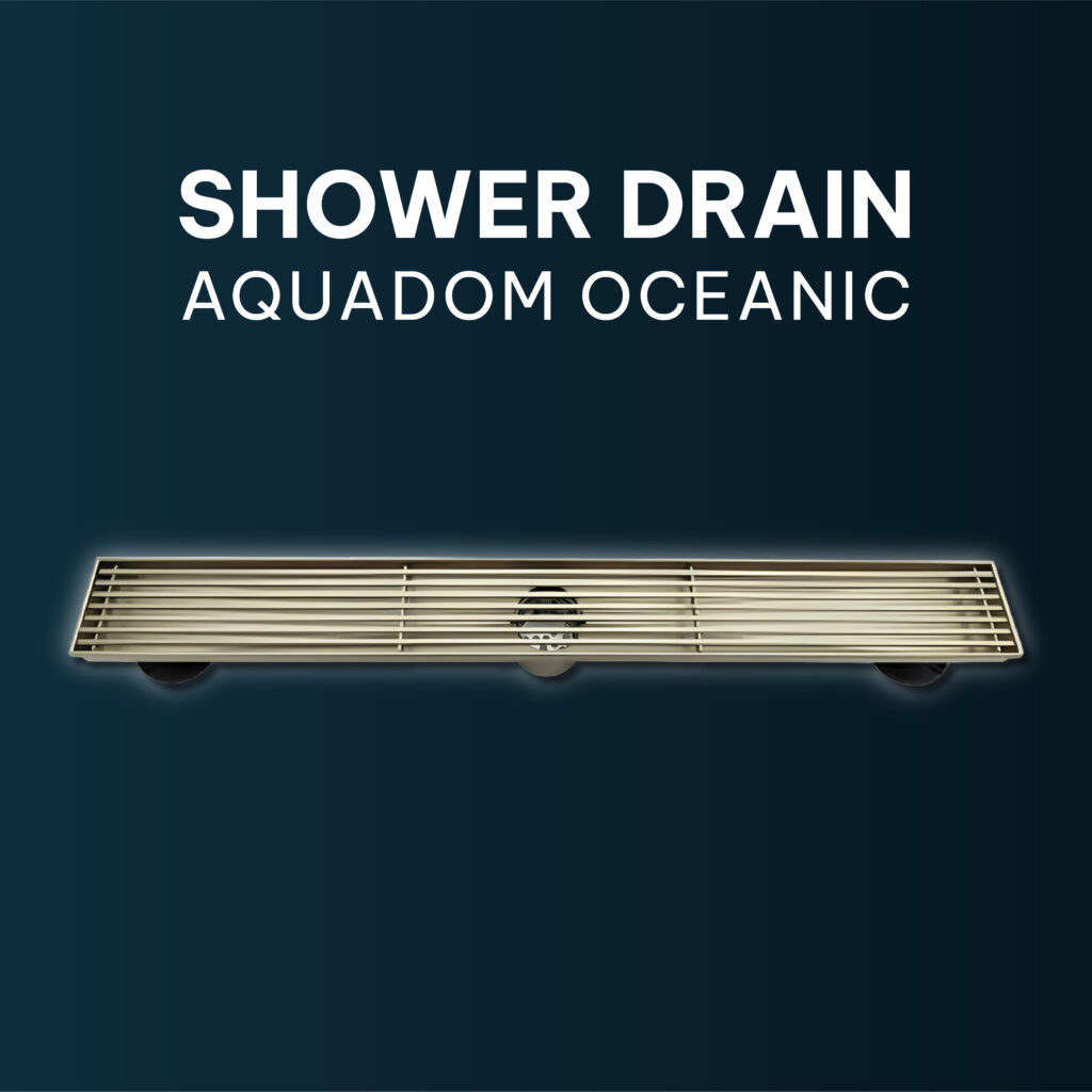 Aquadom Oceanic Shower Drains – Sleek Linear Drainage