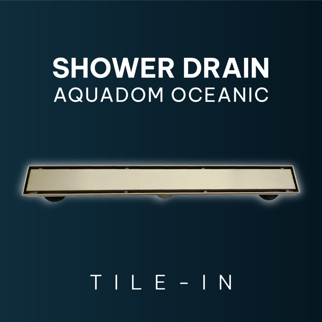 Aquadom Oceanic Shower Drains – Sleek Linear Drainage