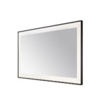  AQUADOM Lexington 60"x36"x2.28" LED Lighted Framed Mirror for Bathrooms with Defogger, Dimmer, Touch Control, 3 Color Lighting in Matte Black