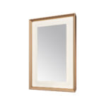  AQUADOM Madison 30"x36"x2.28" LED Lighted Framed Mirror for Bathrooms with Defogger, Dimmer, Touch Control, 3 Color Lighting in Brushed Gold