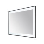  AQUADOM Lexington 48"x36"x2.28" LED Lighted Framed Mirror for Bathrooms with Defogger, Dimmer, Touch Control, 3 Color Lighting in Matte Black