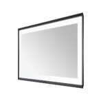  AQUADOM Madison 60"x36"x2.28" LED Lighted Framed Mirror for Bathrooms with Defogger, Dimmer, Touch Control, 3 Color Lighting in Matte Black