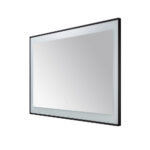  AQUADOM Lexington 48"x36"x2.28" LED Lighted Framed Mirror for Bathrooms with Defogger, Dimmer, Touch Control, 3 Color Lighting in Matte Black