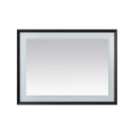  AQUADOM Madison 48"x36"x2.28" LED Lighted Framed Mirror for Bathrooms with Defogger, Dimmer, Touch Control, 3 Color Lighting in Matte Black