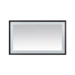  AQUADOM Madison 60"x36"x2.28" LED Lighted Framed Mirror for Bathrooms with Defogger, Dimmer, Touch Control, 3 Color Lighting in Matte Black