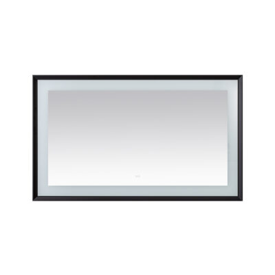  AQUADOM Madison 60"x36"x2.28" LED Lighted Framed Mirror for Bathrooms with Defogger, Dimmer, Touch Control, 3 Color Lighting in Matte Black