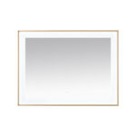  AQUADOM Lexington 48"x36"x2.28" LED Lighted Framed Mirror for Bathrooms with Defogger, Dimmer, Touch Control, 3 Color Lighting in Brushed Gold