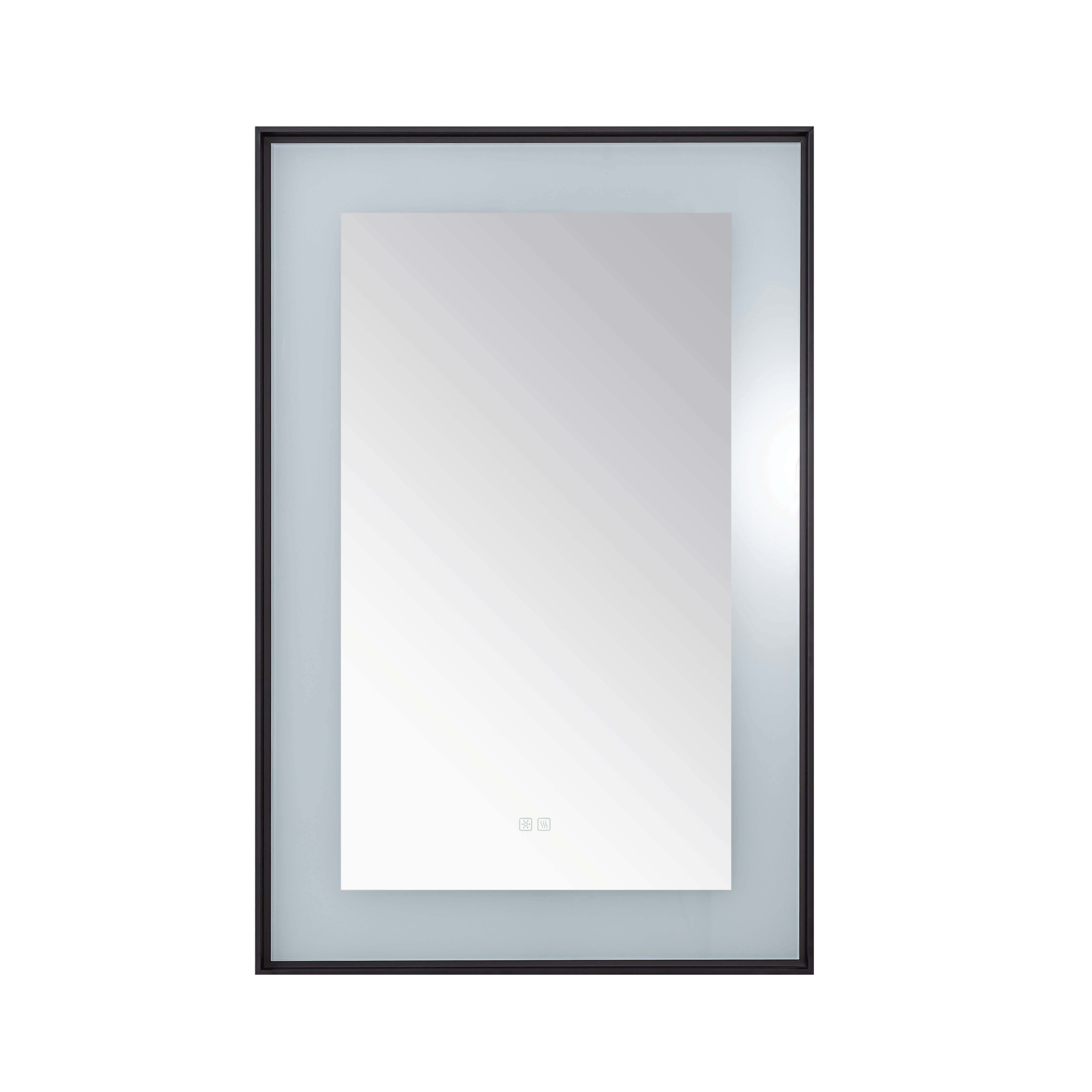 AQUADOM Lexington,  LED Lighted Framed Mirror for Bathrooms with Defogger, Dimmer, Touch Control, 3 Color Lighting  AQUADOM Lexington,  LED Lighted Framed Mirror for Bathrooms with Defogger, Dimmer, Touch Control, 3 Color Lighting