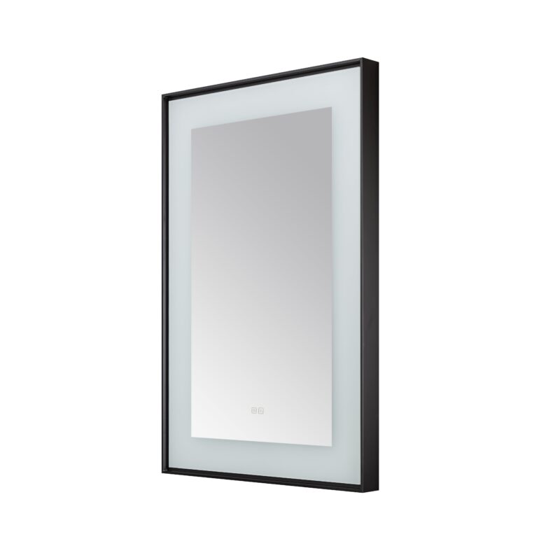  AQUADOM Lexington,  LED Lighted Framed Mirror for Bathrooms with Defogger, Dimmer, Touch Control, 3 Color Lighting