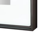  AQUADOM Lexington 24"x36"x2.28" LED Lighted Framed Mirror for Bathrooms with Defogger, Dimmer, Touch Control, 3 Color Lighting in Matte Black