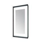  AQUADOM Madison 24"x36"x2.28" LED Lighted Framed Mirror for Bathrooms with Defogger, Dimmer, Touch Control, 3 Color Lighting in Matte Black