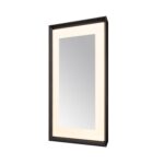  AQUADOM Madison 24"x36"x2.28" LED Lighted Framed Mirror for Bathrooms with Defogger, Dimmer, Touch Control, 3 Color Lighting in Matte Black
