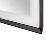  AQUADOM Madison 24"x36"x2.28" LED Lighted Framed Mirror for Bathrooms with Defogger, Dimmer, Touch Control, 3 Color Lighting in Matte Black