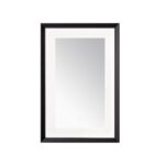  AQUADOM Madison 24"x36"x2.28" LED Lighted Framed Mirror for Bathrooms with Defogger, Dimmer, Touch Control, 3 Color Lighting in Matte Black