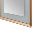  AQUADOM Madison 24"x36"x2.28"LED Lighted Framed Mirror for Bathrooms with Defogger, Dimmer, Touch Control, 3 Color Lighting in Brushed Gold