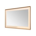  AQUADOM Madison 60"x36"x2.28" LED Lighted Framed Mirror for Bathrooms with Defogger, Dimmer, Touch Control, 3 Color Lighting in Brushed Gold