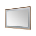  AQUADOM Madison 60"x36"x2.28" LED Lighted Framed Mirror for Bathrooms with Defogger, Dimmer, Touch Control, 3 Color Lighting in Brushed Gold