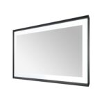  AQUADOM Madison 72"x36"x2.28" LED Lighted Framed Mirror for Bathrooms with Defogger, Dimmer, Touch Control, 3 Color Lighting in Matte Black