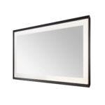  AQUADOM Madison 72"x36"x2.28" LED Lighted Framed Mirror for Bathrooms with Defogger, Dimmer, Touch Control, 3 Color Lighting in Matte Black