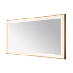  AQUADOM Lexington 72"x36"x2.28" LED Lighted Framed Mirror for Bathrooms with Defogger, Dimmer, Touch Control, 3 Color Lighting in Brushed Gold