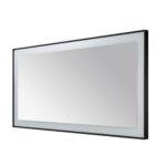  AQUADOM Lexington 72"x36"x2.28" LED Lighted Framed Mirror for Bathrooms with Defogger, Dimmer, Touch Control, 3 Color Lighting in Matte Black