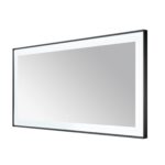  AQUADOM Lexington 72"x36"x2.28" LED Lighted Framed Mirror for Bathrooms with Defogger, Dimmer, Touch Control, 3 Color Lighting in Matte Black