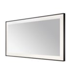  AQUADOM Lexington 72"x36"x2.28" LED Lighted Framed Mirror for Bathrooms with Defogger, Dimmer, Touch Control, 3 Color Lighting in Matte Black