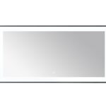 AQUADOM Lexington 72"x36"x2.28" LED Lighted Framed Mirror for Bathrooms with Defogger, Dimmer, Touch Control, 3 Color Lighting in Matte Black