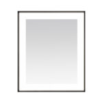  AQUADOM Lexington 30"x36"x2.28" LED Lighted Framed Mirror for Bathrooms with Defogger, Dimmer, Touch Control, 3 Color Lighting in Matte Black