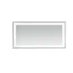  AQUADOM Madison 72"x36"x2.28" LED Lighted Chamfer Frame Mirror with Defogger, 3 Color Lighting, Wall Mount Vertical or Horizontal Installation in Matte Black (Copy)