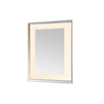  AQUADOM Madison 30"x36"x2.28" LED Lighted Chamfer Frame Mirror with Defogger, 3 Color Lighting, Wall Mount Vertical or Horizontal Installation in Matte Black (Copy)