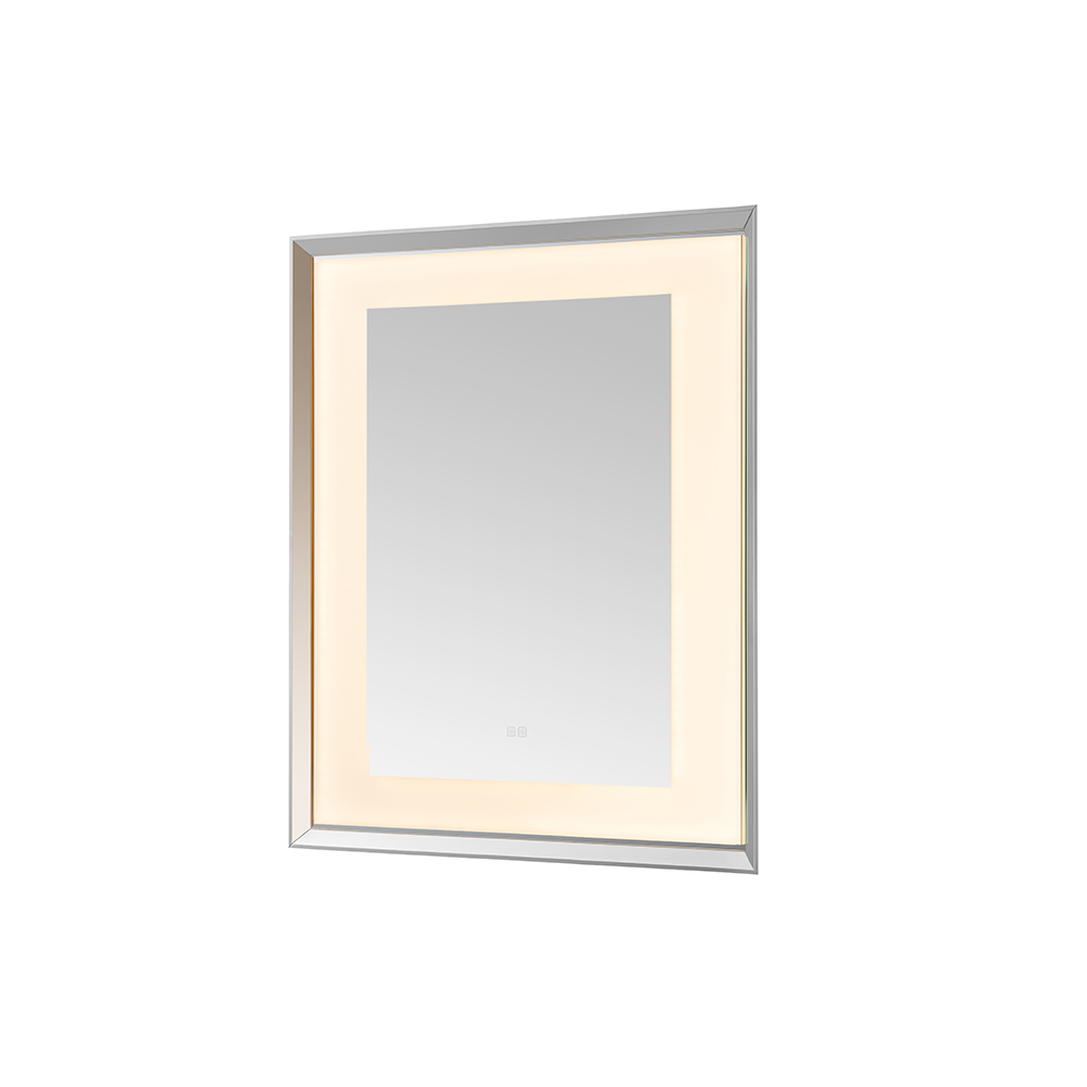AQUADOM Madison 30"x36"x2.28" LED Lighted Chamfer Frame Mirror with Defogger, 3 Color Lighting, Wall Mount Vertical or Horizontal Installation in Matte Black (Copy) AQUADOM Madison 30"x36"x2.28" LED Lighted Chamfer Frame Mirror with Defogger, 3 Color Lighting, Wall Mount Vertical or Horizontal Installation in Matte Black (Copy)