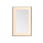  AQUADOM Lexington 24"x36"x2.28" LED Lighted Slim Frame Mirror with Defogger, 3 Color Lighting, Wall Mount Vertical or Horizontal Installation in Matte Black (Copy)