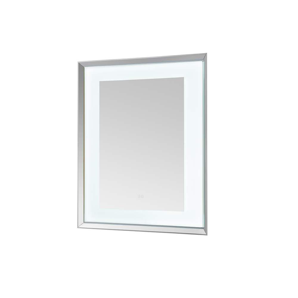 AQUADOM Madison 30"x36"x2.28" LED Lighted Chamfer Frame Mirror with Defogger, 3 Color Lighting, Wall Mount Vertical or Horizontal Installation in Matte Black (Copy) AQUADOM Madison 30"x36"x2.28" LED Lighted Chamfer Frame Mirror with Defogger, 3 Color Lighting, Wall Mount Vertical or Horizontal Installation in Matte Black (Copy)