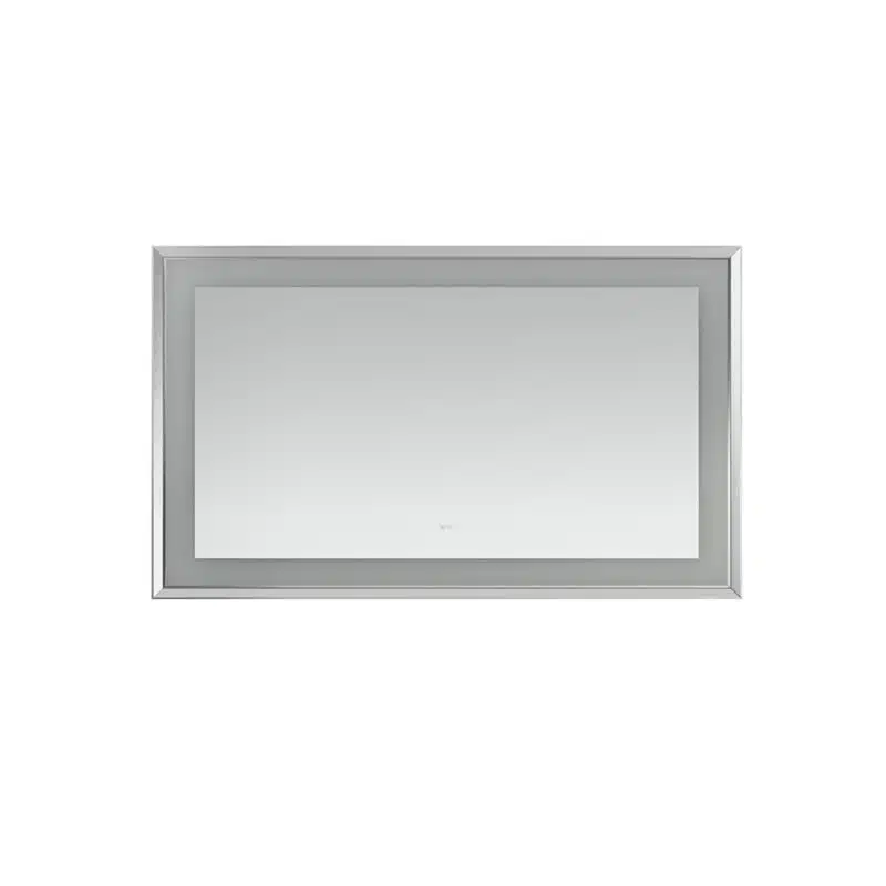  AQUADOM Madison 60"x36"x2.28" LED Lighted Chamfer Frame Mirror with Defogger, 3 Color Lighting, Wall Mount Vertical or Horizontal Installation in Matte Black (Copy)