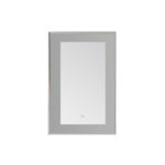  AQUADOM Lexington 24"x36"x2.28" LED Lighted Slim Frame Mirror with Defogger, 3 Color Lighting, Wall Mount Vertical or Horizontal Installation in Matte Black (Copy)