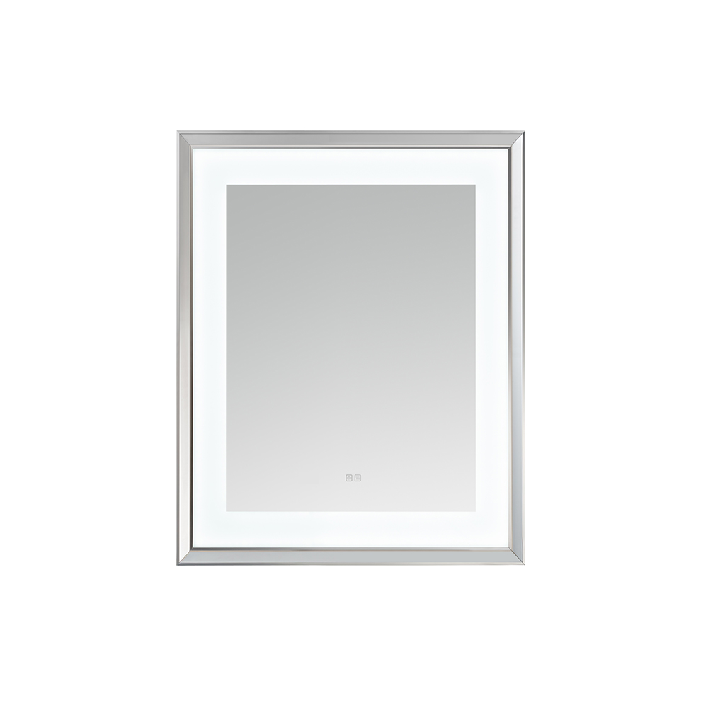 AQUADOM Madison 30"x36"x2.28" LED Lighted Chamfer Frame Mirror with Defogger, 3 Color Lighting, Wall Mount Vertical or Horizontal Installation in Matte Black (Copy) AQUADOM Madison 30"x36"x2.28" LED Lighted Chamfer Frame Mirror with Defogger, 3 Color Lighting, Wall Mount Vertical or Horizontal Installation in Matte Black (Copy)